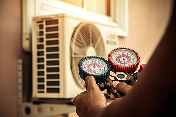 Professional Ac Installation technician working in Waldron, IN